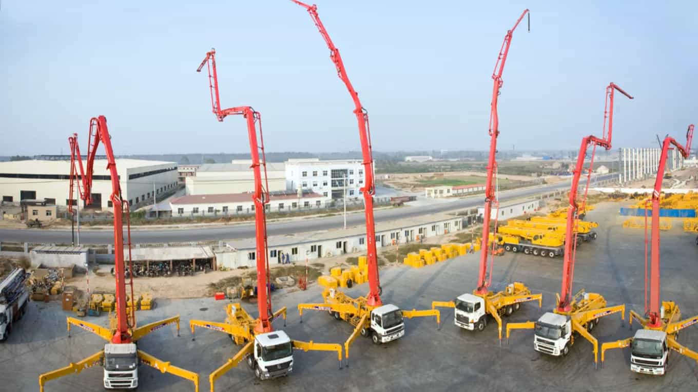 Types of concrete pumps